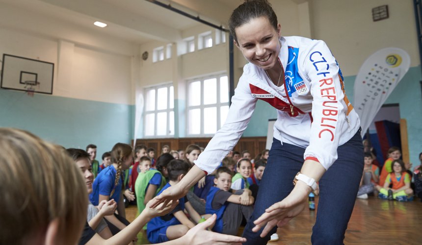 Pugét pro Vacenovskou. Děti z Blanska se na olympijskou návštěvu připravily