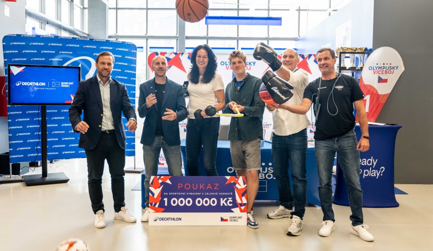 Decathlon a Olympijský víceboj spojily síly: Školy si rozdělí 1 000 000 na sportovní vybavení