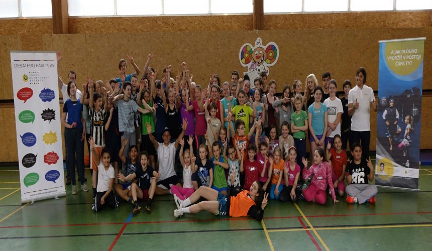 Školáci v Liberci si vyzkoušeli Prskavcův trénink