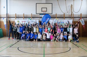 Olympijský trénink s Šárkou Strachovou na ZŠ Hostivař