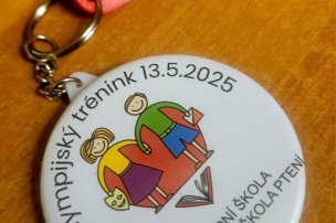 Olympijský trénink s Evou Ryšavou - Celbovou na ZŠ Ptení