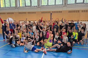 Olympijský trénink se Šárkou Kašpárkovou na ZŠ M. Kudeříkové, Havířov