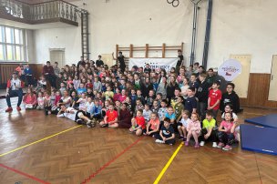 Olympijský trénink s Jiřím Ježkem na ZŠ J. E. P. Libochovice