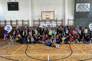 Olympijský trénink s Jiřím Ježkem, ZŠ Rychnov nad Kněžnou, Masarykova