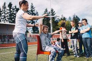 Sportovní den Paralympijské výzvy v Lanškrouně