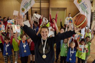 Olympijský trénink s Ilonou Burgrovou na ZŠ Habartice