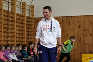 Trénink s olympionikem na ZŠ Radnice