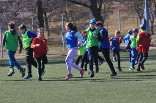 Olympijský trénink se Šárkou Kašpárkovou na ZŠ Těškovice